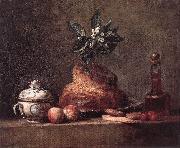 jean-Baptiste-Simeon Chardin La Brioche oil painting reproduction